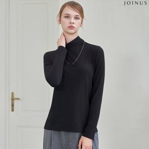 조이너스 블랙 코튼 모달 티블라우스 J243B001A_11