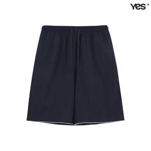 [예스]레이온 소재 네이비 5부 남성 이지웨어 하의 YSMEB452