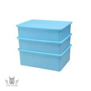 라이프토템 속옷 정리함 3종 세트 블루 속옷정리바구니 속옷수납바구니 속옷수납 속옷정리 속옷수납함 속옷