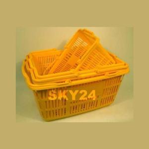 손잡이 사각 마트 바구니 대 쇼핑바구니 편의점바구니