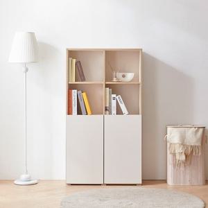 C3593 4단 8칸 하부도어 책장 800 1color