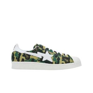 아디다스 x 베이프 슈퍼스타 80s 그린 카모 GZ8981