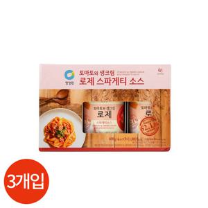 청정원 로제 스파게티 소스 600g x 3개