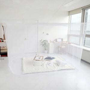 모기차단 침대 간편설치 다인용 사각 모기장텐트 대형 모기텐트 스피드모기장 모기장텐트 모기차단 모기장