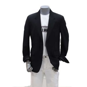 [본(정장)]BON 24S/S 트리아세테이트 소매라벨링 포인트 남성 블랙 자켓 (BN4MEA271)