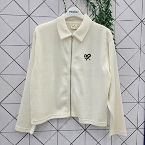 [에꼴리에]에꼴리에 주니어 틴톡 니트지 카라 집업 점퍼 25QT151