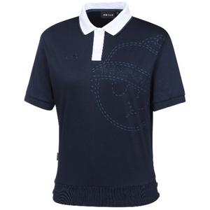 [와이드앵글]여성 CO 와글 블루종 폴로 티셔츠 WWM24252N4