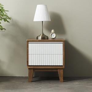 G4144 템바보드 원목 2단 협탁 450 1color