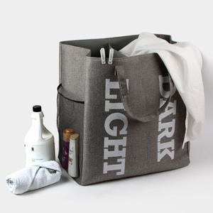 분리형 정사각 포켓 호텔 햄퍼 세탁 빨래 바구니 80L 세탁물보관 빨래수거함 린넨카트 트롤리 세탁바스켓