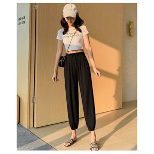 세미와이드팬츠 여성 아이스 와이드 조거팬츠 USC-0095