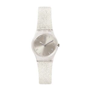스와치 LK343E SILVER GLISTAR TOO 여성 우레탄시계