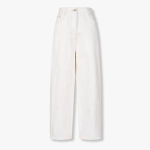 [톰보이]화이트 배기핏 데님 팬츠  9105362142Z