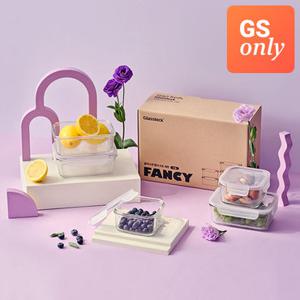 글라스락 팬시 5조 선물세트 (퍼플)