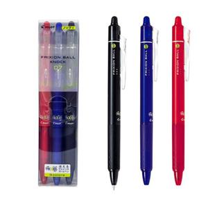 파이롯트 프릭션 볼 노크 지워지는 볼펜 0.7mm 3색