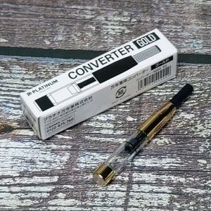 일본 플래티넘 만년필 컨버터 No.800A Gold