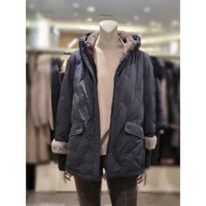 [트리아나]MARIO소고밍크넥 구스다운점퍼TI4WA03