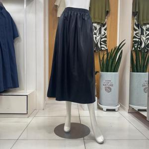 클리지 DP01 밴딩 가죽 롱 스커트 CP7WSK04