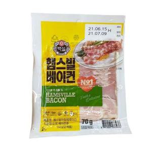 씨제이_햄스빌아침에베이컨_70G x 2개 20616