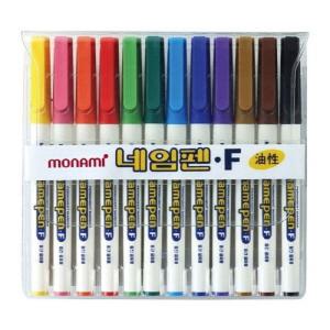 모나미 네임펜-12색