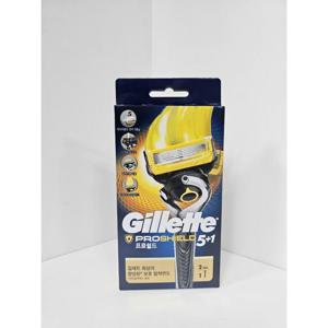 [질레트] 질레트 퓨전 프로쉴드 매뉴얼 옐로우 면도기 (2up)_