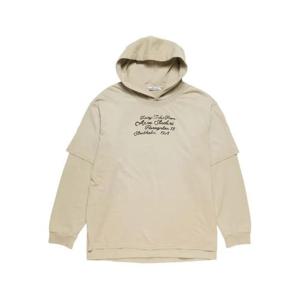 아크네 스튜디오 레이어드 스웨트셔츠 AI0177 DQZ BEIGE DOM