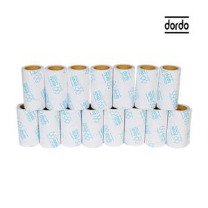 (도르도)천연펄프 테이프크리너 100통통리필15개 돌돌이 청소 먼지제거