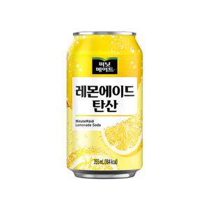 미닛메이드 레몬에이드 탄산 355ml 24캔