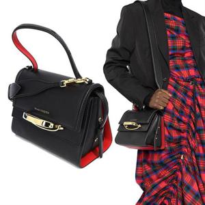 알렉산더맥퀸 619746 D78AT 1050 로고 스토리백