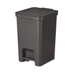 리템 페달형 휴지통 다크그레이 13L 사무용품 생황용품 휴지봉투 쓰레기봉투