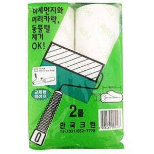 돌돌청소용테이프크리너리필2P(16x10) 테이프크리너 걸레 청소용품 테이프 찍찍이