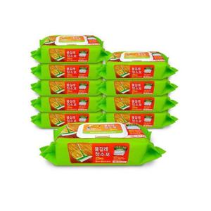 물걸레청소포 고급형 대형25매 10개 일회용걸레 청소포 부직포걸레 물티슈청소포대형