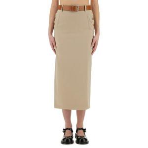 모스키노 롱 스커트 01040517 0020 BEIGE