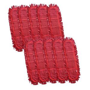 슈마켓 기름걸레 리스킹 리필/적색/60cm/10P 리스킹걸레 강당걸레 밀대걸레 기름걸레리필