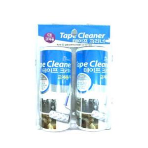 의류 침구류 소파 테이프 클리너 대 리필2P 캡 분리형 테이프클리너 돌돌이 찍찍이 삼정클리너