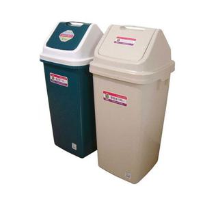 우림_월드사각휴지통 75리터 종량제 7호 우림 쓰레기통 종량제쓰레기통 플라스틱스레기통 분리수거