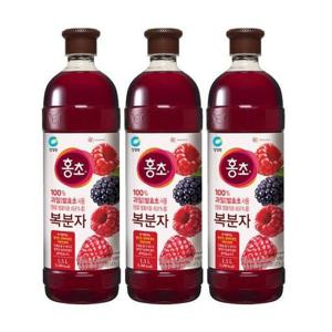 홍초 복분자 1.5L x 3병