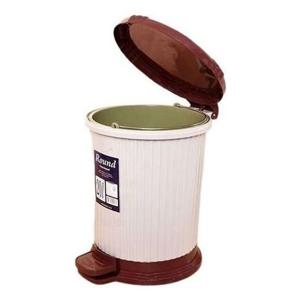 파스텔 원형 페달휴지통 대(20L) 쓰레기통 자동 거실용 대형 큰