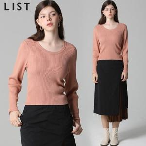 [르오트]골지 볼륨 슬리브 니트_18423632_588586