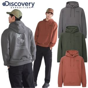 디스커버리 2025F W 겨울 DXHD55056 남여공용 아웃도어 백그래픽 기모 후드티