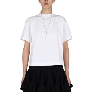 알렉산더 맥퀸 반팔 티셔츠 694676 QLAA69000 White