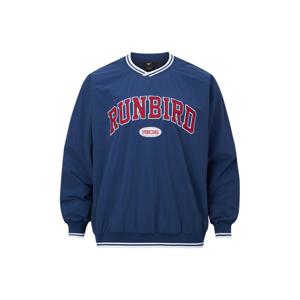 [미즈노(스포츠)]남여공용 피치가공 나일론 원단 기모 런버드 우븐 맨투맨 32YC465214