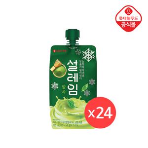 [롯데] 설레임 말차 160ml x 24개