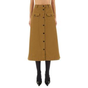 생로랑 롱 스커트 817344 Y04VY2100 BEIGE