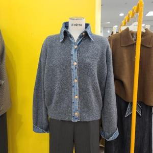 르피타 DP01 데님포인트카라니트 L254BKTB03