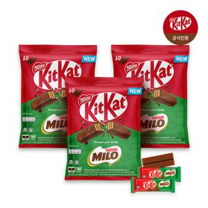 킷캣 초콜릿 마일로 2핑거 10개입 x 3팩