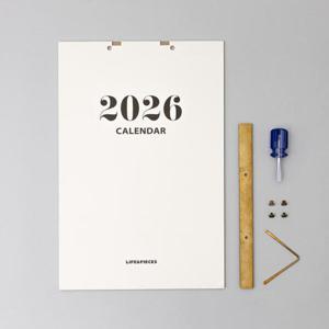 아트박스/라이브워크 2026 라이프앤피시스 벽걸이 달력 리필