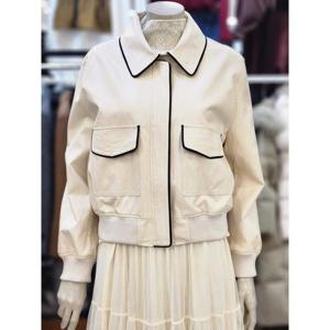 SOUP 세이브존07 양가죽 배색 라인 자켓 SBXLE29