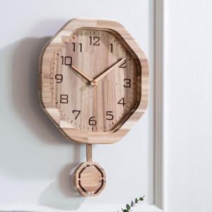 아트박스/플라이토 국산 플라이토 엔티크 우드 무소음 추 벽시계