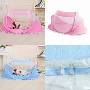 [더블유쇼핑]엔젤 원터치 유아모기장 /아기 텐트형모기장 2color