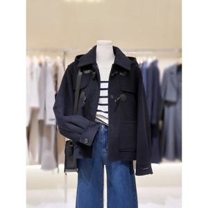 [숲]후드 더플단추 숏코트자켓 SBAHC32